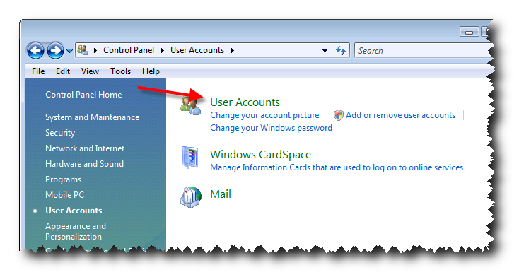 Unichip Vista User Accounts